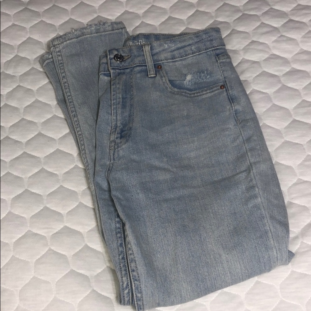 Light-Wash Mom Jeans